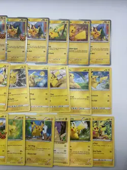 25 Different Pikachu Pokemon TCG Card Lot - Base Set Jungle WOTC Holo + - Image 3