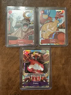 Franky Op01-021 One Piece Card Game Card Lot (3) - Image 1