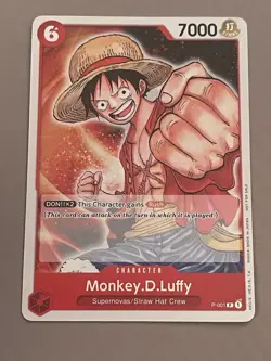 Monkey.D.Luffy (Demo Deck 2023)P-001 One Piece Promotion Cards Regular - Image 1