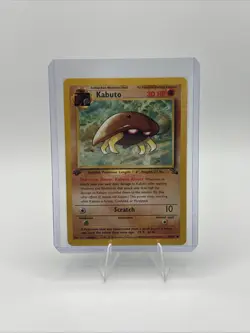 Kabuto 1st Edition Fossil Set Pokemon WOTC TCG Common Card #50/62 Pack Fresh NM - Image 1