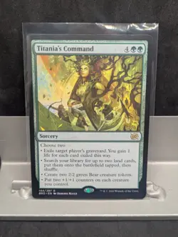 Titania's Command X1 NM The Brother's War MTG - Image 1