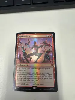 Spider-Verse 0093 Foil Mythic Marvel's Spider-Man MTG SPM NM - Image 1