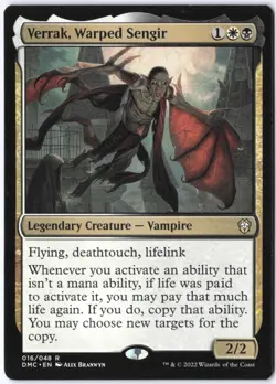 Verrak, Warped Sengir R Commander: Dominaria United 16 LP - Image 1