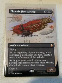 mtg borderless Phoenix Fleet Airship, Avatar Last Airbender, unplayed - Image 1