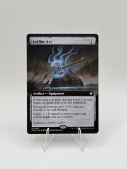 Leyline Axe (Extended Art) Foundations Regular Near Mint - Image 1