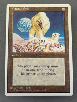 Winter Orb Core Set 4th Edition Regular MTG-Never Played Near Mint- Vintage Rare - Image 1