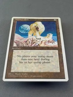 Winter Orb Core Set 4th Edition Regular MTG-Never Played Near Mint- Vintage Rare - Image 3