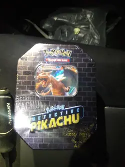 2019 New Factory Sealed Pokemon TCG Tin Detective Pikachu Mewtwo GX booster - Image 2