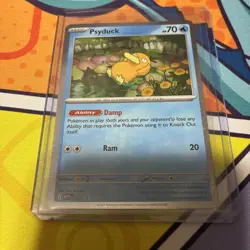 Pokemon Mega Evolution Psyduck Holo Black Star Promo Mint - Image 1