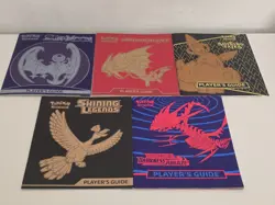 Pokemon Player’s Guide Lot (5) - ETB Guides Shining Legends + More - Image 1