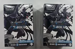 Pokemon TCG Black Bolt & White Flare Booster Bundle Factory Sealed *Lot Of 2* - Image 1