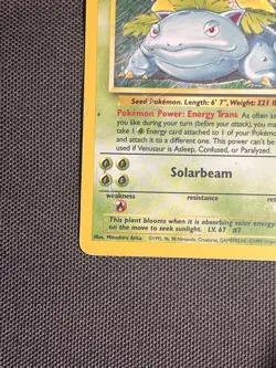 Pokemon TCG Venusaur Base Set 15/102 Holo 1999-2000 Wizards Base Set... - Image 3