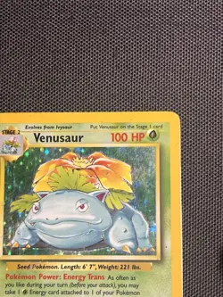 Pokemon TCG Venusaur Base Set 15/102 Holo 1999-2000 Wizards Base Set... - Image 5