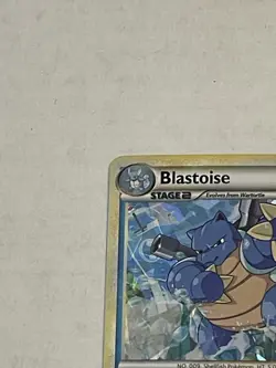 Pokemon TCG Blastoise 13/95 Unleashed Cracked Ice Holo Rare 2010 *DMG* - Image 5
