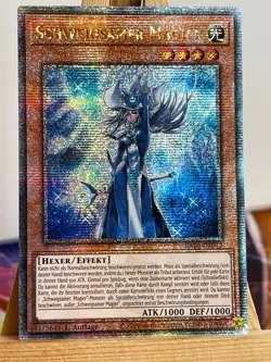 Schweigsamer Magier RA02-DE012 Quarter Century Secret Rare Deutsch NM YUGIOH - Image 1