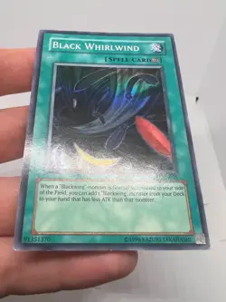 2x Yugioh Black Whirlwind TU01-EN005 Turbo Pack Booster One Pack Unlimited MP - Image 3