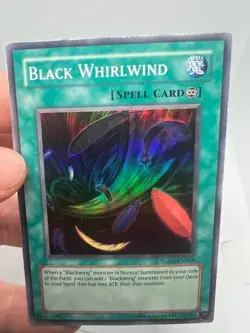 2x Yugioh Black Whirlwind TU01-EN005 Turbo Pack Booster One Pack Unlimited MP - Image 5