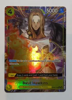 One Piece (TCG/CCG): (PRB02) Basil Hawkins - OP10-109 AA / Alt Art - Image 2
