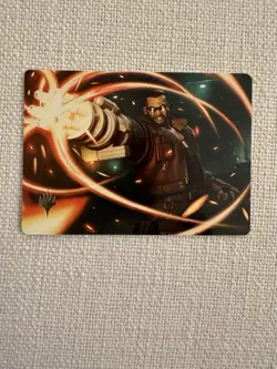 Barret Wallace Art Series Card (Gold-Stamped) 8/53 Final Fantasy MTG - Image 1