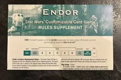 Star Wars CCG Rules Supplement and Card List - Endor - Image 1