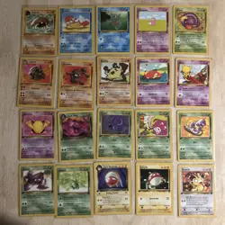 Pokemon Card Lot Of 55 1st Edition Cards Including Kabuto 50/62 - Image 1