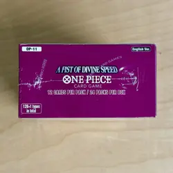 One Piece Card Game [OP-11] A Fist of Divine Speed English Sealed Booster Box - Image 5