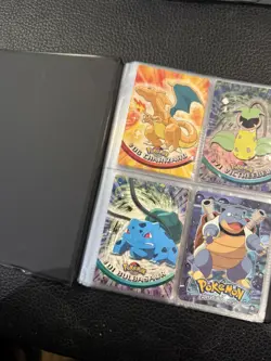 Topps Pokemon Trading Cards Bundle, including charizard. 40 cards. Inc folder 💥 - Image 1