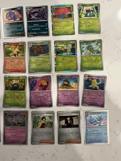 Pokemon 151 Reverse Holo And Holo 62 Card Lot No Duplicates Pack Fresh - Image 2