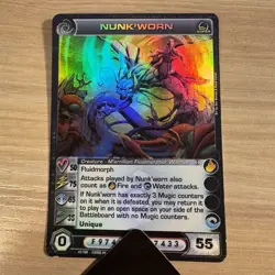 Nunk'worn - Super Rare - Chaotic Card - Rise of the Oligarch - Image 1