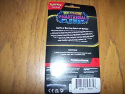 POKEMON TCG PHANTASMAL FLAMES BOOSTER PACK W/COIN & PROMO CARD - Image 3
