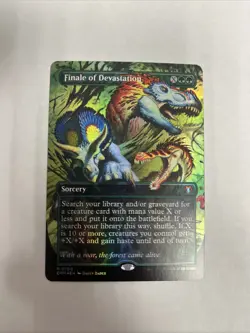 Finale Of Devastation Borderless Foil Card #0700 MTG LP - Image 1