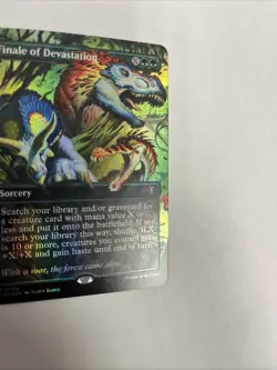 Finale Of Devastation Borderless Foil Card #0700 MTG LP - Image 2