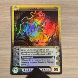 Fazkaal - Super Rare - Chaotic Card - Beyond the Doors 'Max Energy' N/M - Image 1
