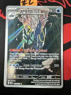 Clawitzer 141/132 ME01: Mega Evolution Illustration Rare Pokemon Card NM Mint - Image 3