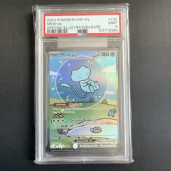 Pokemon TCG Mew EX Holo Card 216/091 Paldean Fates Bubble Mew PSA 9 - Image 1