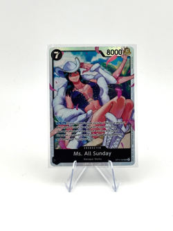 One Piece Card Game TCG - Ms. All Sunday OP14-084 SR English Holo - Image 1