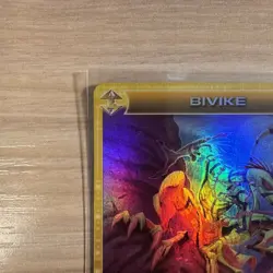 Chaotic 44/222 Bivike Super Rare 1st Edition Holo Card - Image 4