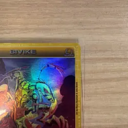 Chaotic 44/222 Bivike Super Rare 1st Edition Holo Card - Image 5