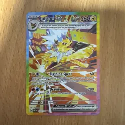Jolteon ex 153/131 Sv: Prismatic Evolutions Holo Pokemon TCG SIR Card - Image 1