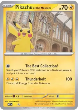 PreSale : Pikachu At The Museum Jumbo Pokemon Card - SHIPPED *JAN 27th* ✅🚚 - Image 1