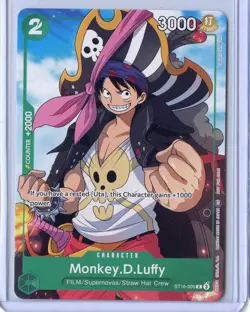 Monkey.D.Luffy (Welcome Pack Vol. 2) One Piece Promotion Cards ST16-005 NM - Image 1
