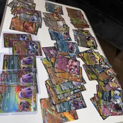 Pokemon bundle of 81 ex cards. Job lot pokemon sleeved NM Phantasmal Mega Mixed - Image 1