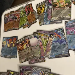 Pokemon bundle of 81 ex cards. Job lot pokemon sleeved NM Phantasmal Mega Mixed - Image 5