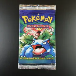Pokemon Base Set 1999 Empty Pack Venusaur - NO CARDS - Image 1