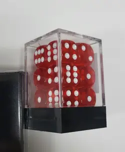Deck Box Commander 100+ - 16mm Dice - Sleeves - Dice Bag - MTG - BLACK/RED - Image 5