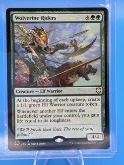 MTG Wolverine Riders [Kaldheim Commander] NM unplayed pack fresh 014 - Image 1