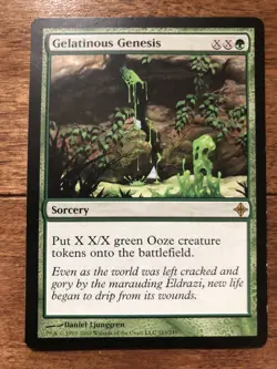 1X Gelatinous Genesis ROE Rise Of The Eldrazi LP MTG - Image 1