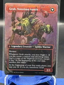 Grub, Storied Matriarch (Borderless) R Foil Lorwyn Eclipsed 289 NM - Image 2
