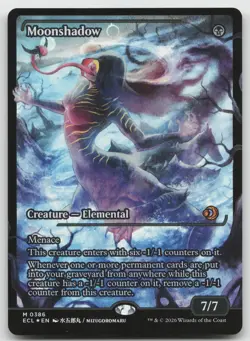 Moonshadow (0386) (Showcase) M Foil Lorwyn Eclipsed 386 NM - Image 1