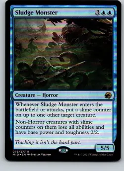 Sludge Monster Innistrad: Midnight Hunt Foil - Image 1